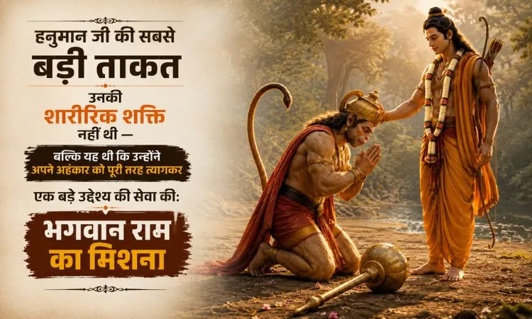 भगवान राम की सेवा में समर्पित हनुमान जी